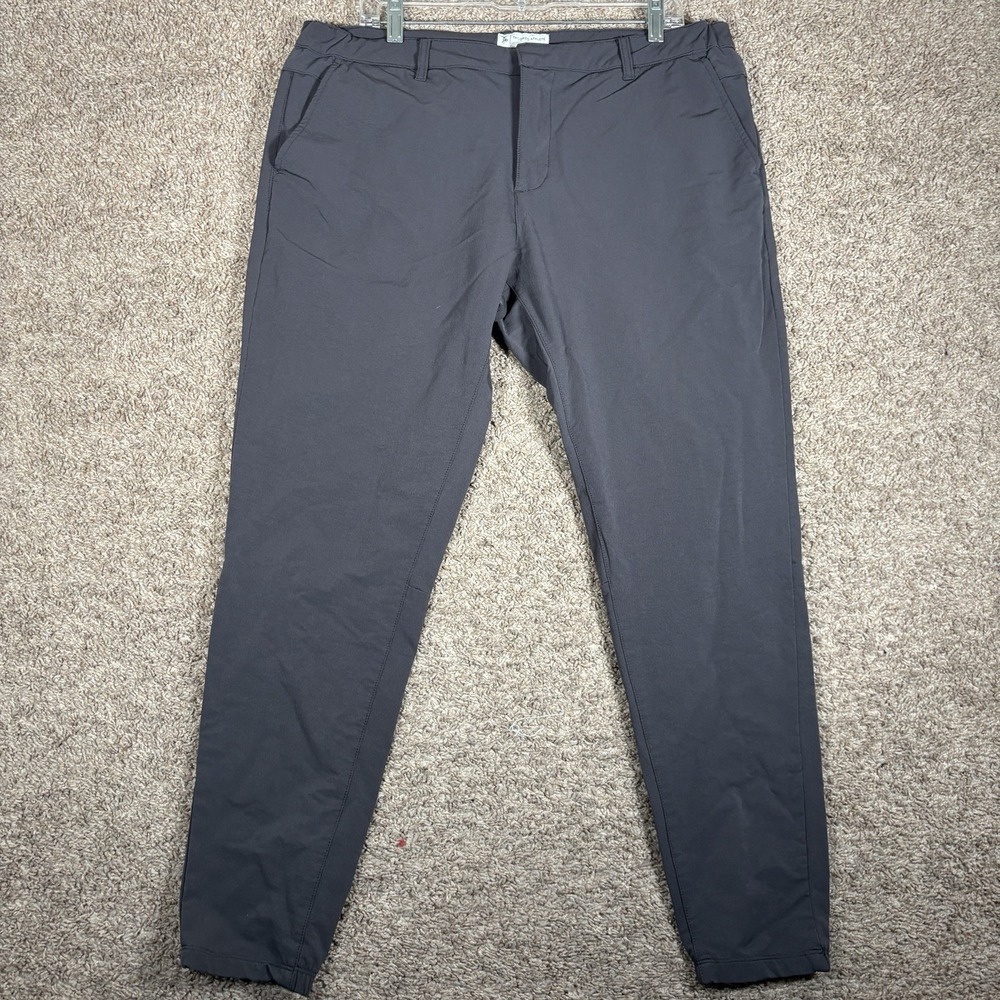 Tailored Athlete Pants Mens 2XL Black Everyday Tech Trouser Jogger Zip Pockets